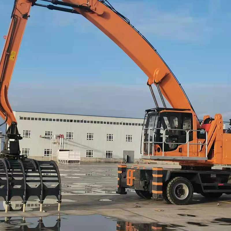 wood grabber machine