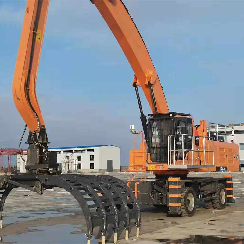 wood grabber machine