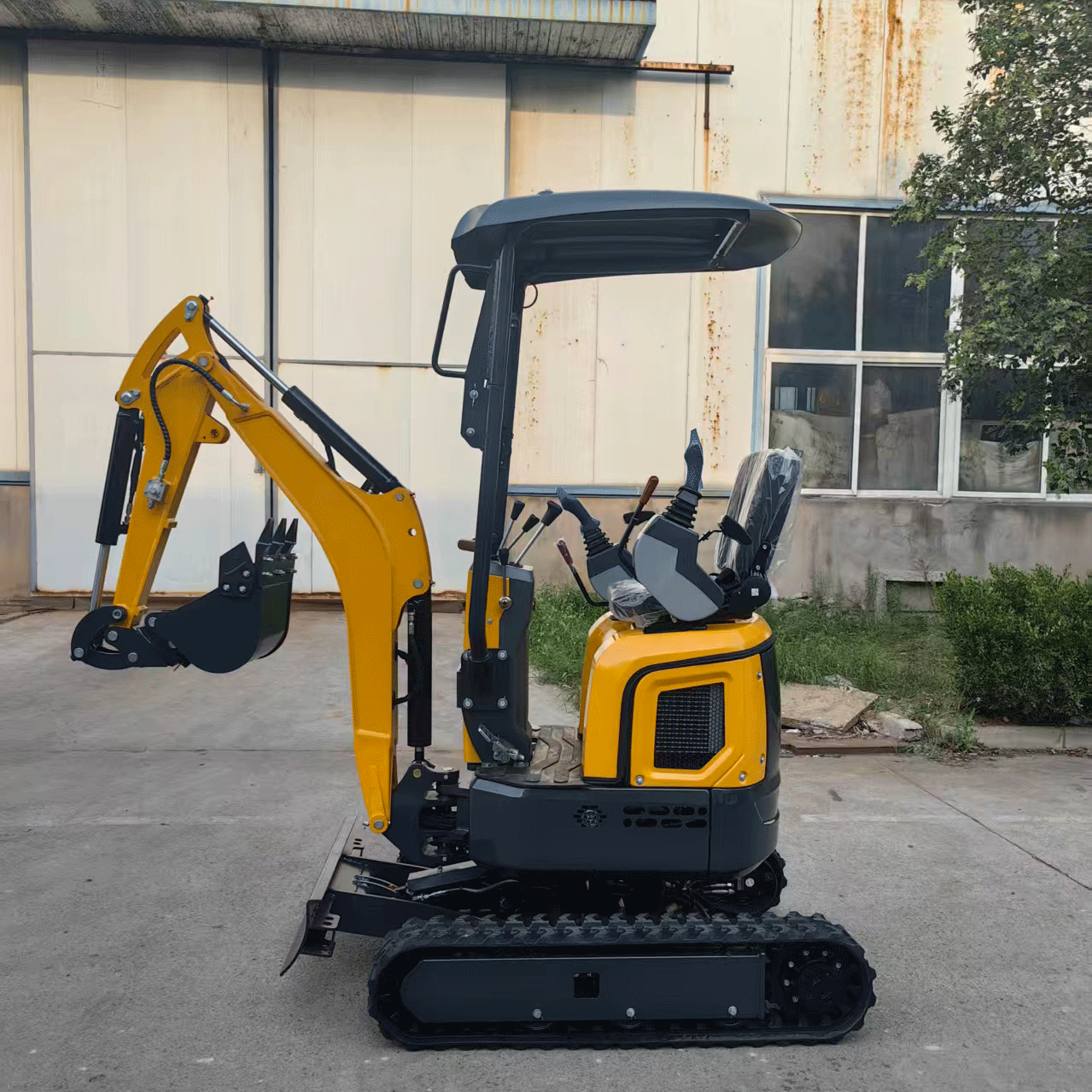 What size is a mini excavator?